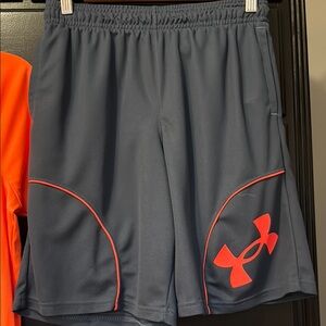 Under Armour Blue and Red Athletic Matching Set Lightweight Breathable